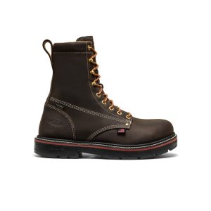 Men's Liberty 8 Waterproof 90° Heel Boot (Carbon Toe)  |  Coffee Bean/Black
