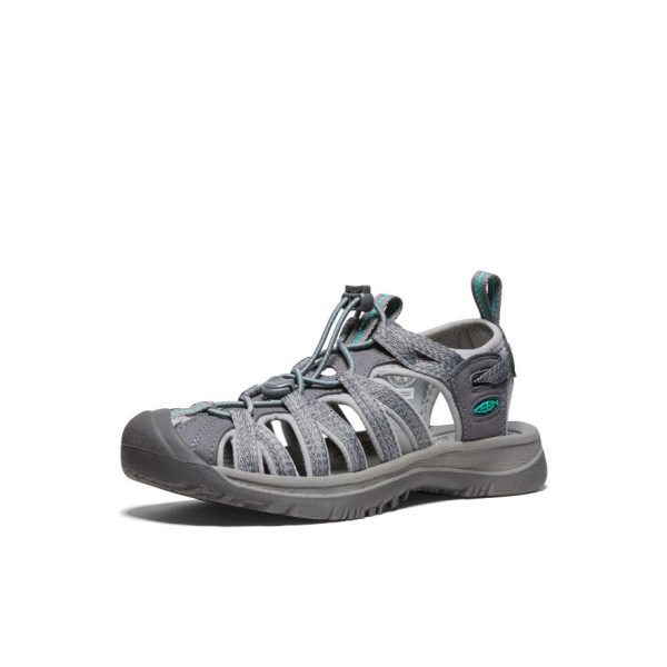 Women's Whisper | Medium Grey/Peacock Green