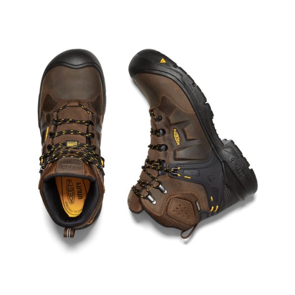 Men's Dover 6 Waterproof (Carbon Toe)  |  Dark Earth/Black
