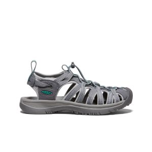 Women's Whisper  |  Medium Grey/Peacock Green