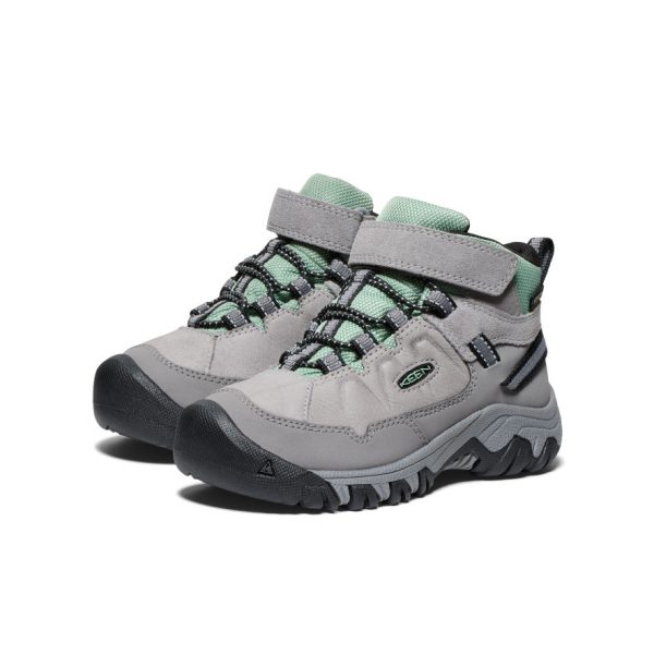 Little Kids' Targhee IV Waterproof Hiking Boot | Alloy/Granite Green