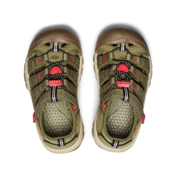 Little Kids' Newport H2 | Martini Olive/Aura Orange