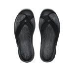 Women's Waimea Leather Flip-Flop | Black/Black