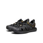 Men's SOLR Sandal | Black/Gold