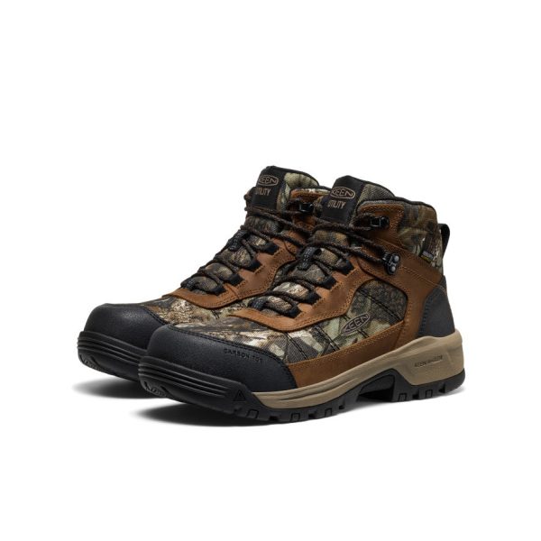 Men's Skokie Waterproof Work Boot (Carbon Toe)  |  Camo/Black
