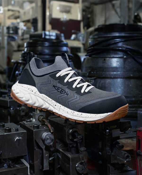 Men's Arvada Shift Work Sneaker (Carbon Toe) | Steel Grey/Gum