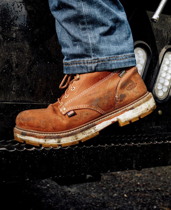 Men's Liberty 6 Waterproof 90° Heel Boot (Soft Toe) | Bombay Brown/Gum
