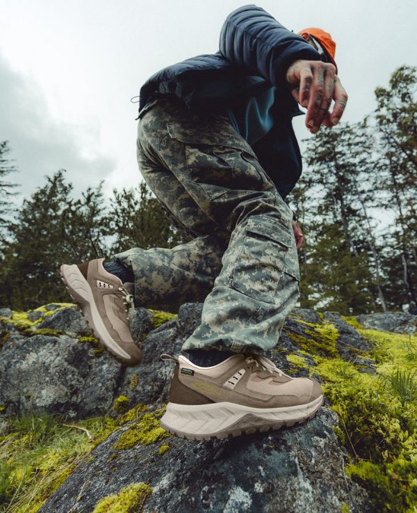 Men's Hightrail Vented Hiking Shoe | Brindle/Cream Gold