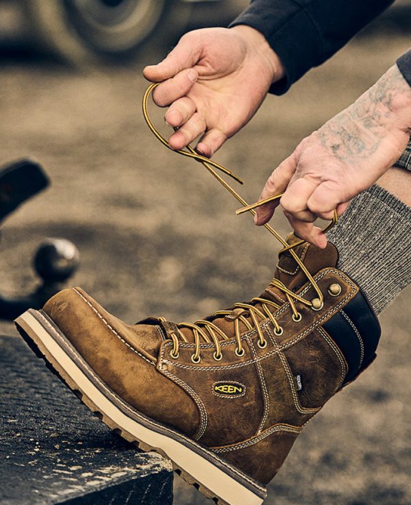 Men's Cincinnati 8 Waterproof Boot (Carbon Toe)  |  Belgian/Sandshell