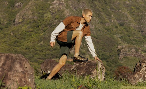 Men's Hyperport Fisherman Leather Sandal | Brindle/Oak Buff