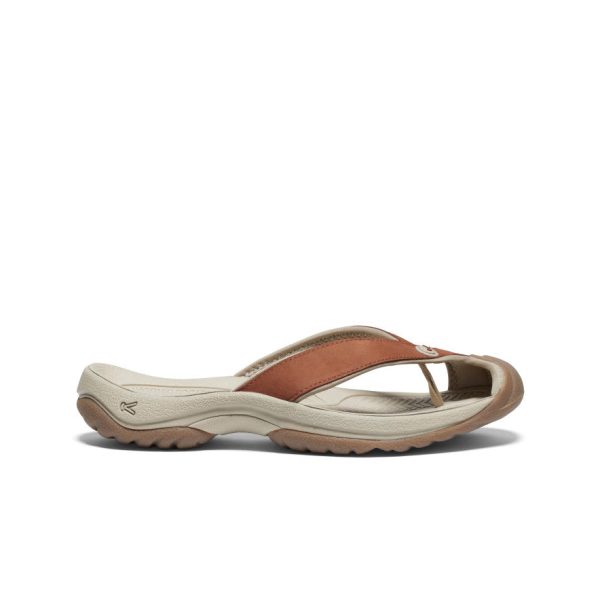 Women's Waimea Leather Flip-Flop | Sorrel Horse/Plaza Taupe