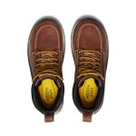 Men's Cincinnati 6 Waterproof 90° Heel Boot (Soft Toe) | Tuscan Red/Sandshell
