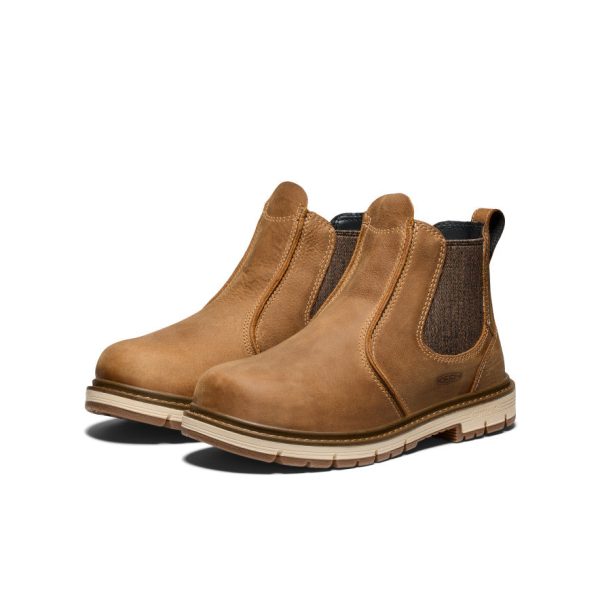 Women's San Jose Chelsea 90° Heel Boot (Soft Toe)  |  Belgian/Gum