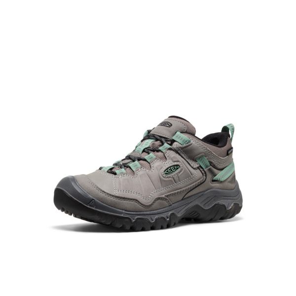 Women's Targhee IV Wide Waterproof Hiking Shoe  |  Alloy/Granite Green